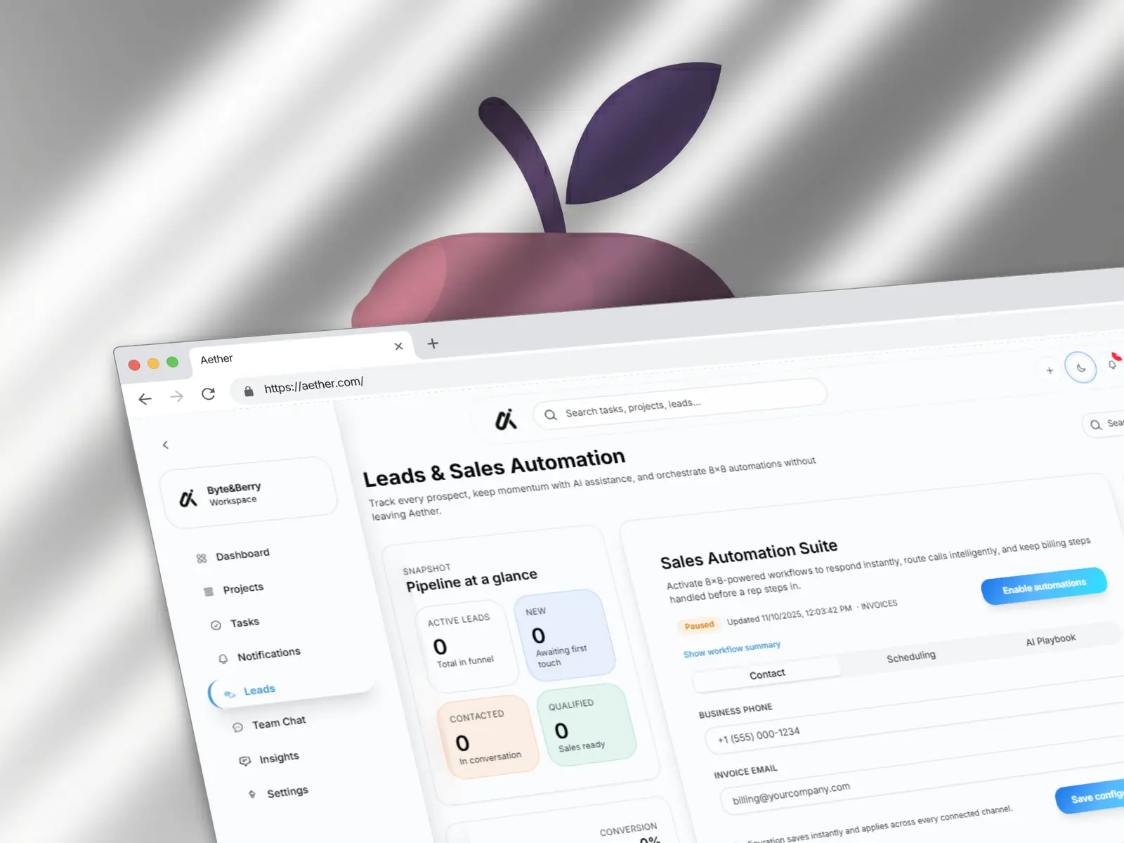 Aeither Posts dashboard screenshot