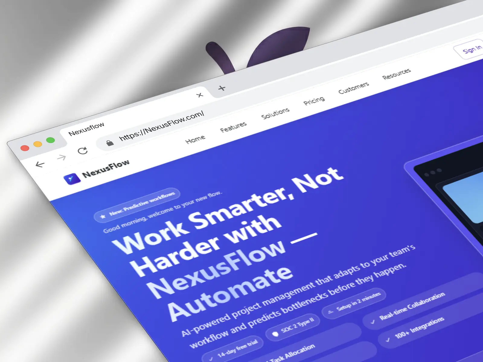 NexusFlow interface detail
